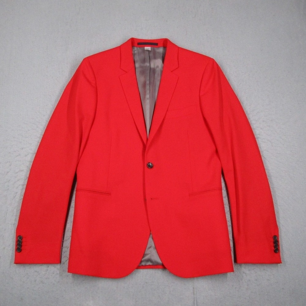 PS Paul Smith Suit Mens Red Wool Suit 38/48 PPUD/1581/853 2 Piece